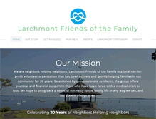 Tablet Screenshot of larchmontfriendsofthefamily.org